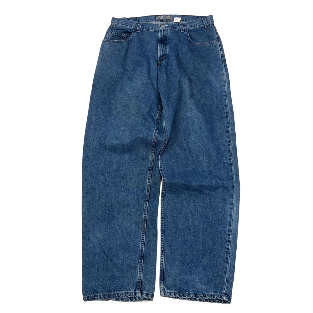 Vintage Levis Silvertab Men's Baggy Fit Jeans 36x36 (36x34) Wide Leg Skater USA